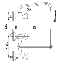 BATERIA UMYW. ŚC. STANDARD C-220