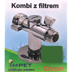 ZAWÓR KOMBI 1/2 X 3/8-3/4" Z F.