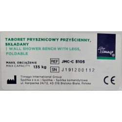 Taboret prysznicowy, składany