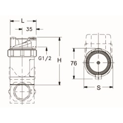 POMPA CYRK. C.W.U 15-1/65B DIAM.