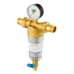 FILTR DO WODY MECHANICZNY 3/4" Z MANOM. I ZAW. SPUSTOWYM
