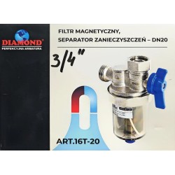 FILTR MAGNET. SEPARATOR ZANIECZ. DN20